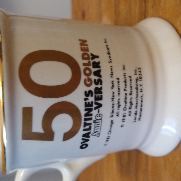 Vintage Ovaltine’s Golden Annie-Versary Mug - Picture 3 of 6